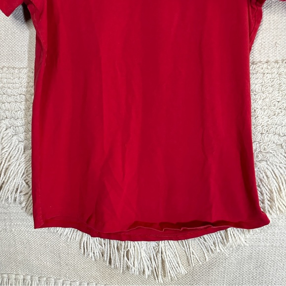 ALPHALETE men's red / black logo short sleeve crewneck tee L - Picture 3 of 8